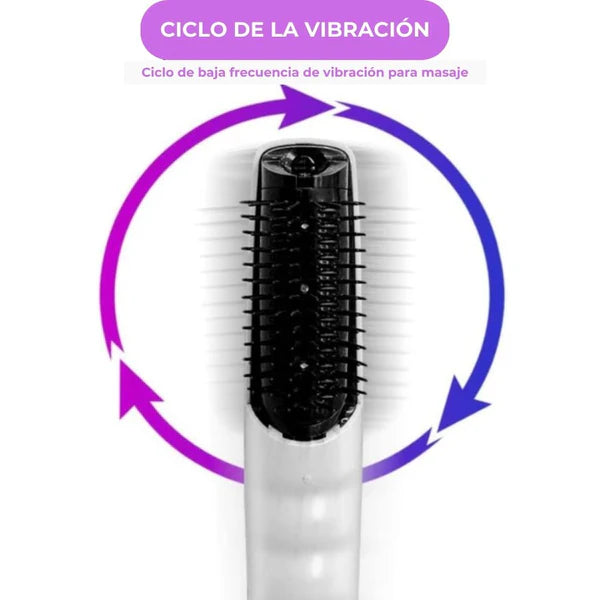 Cepillo Anticaída hairglow con led terapia y vibración